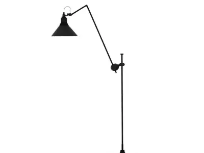 Metal floor lamp Low-poly 3D model Low-poly 3D model