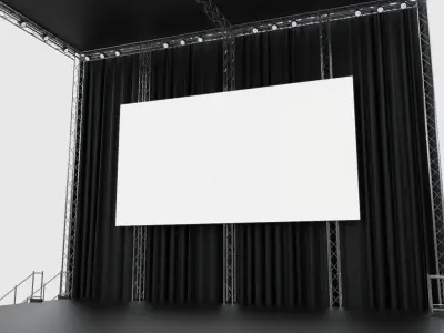 Concert Stage 6 3D model