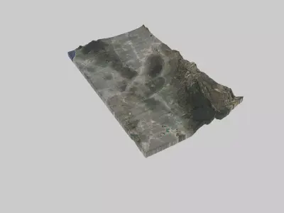 Glendale City Low-poly 3D model