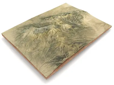 Mountain landscape 3D model