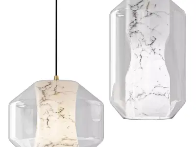 Chamber Pendant Light 3D model