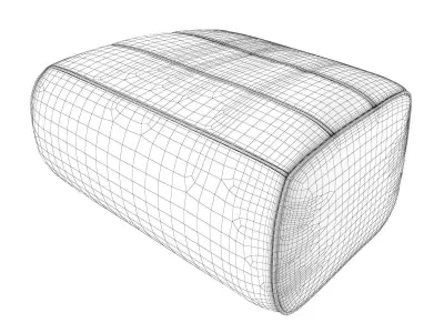 Saparella Fireside and Footstool 3D model