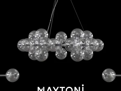 Pendant Dallas MOD548PL-25CH Maytoni Modern Free 3D print model