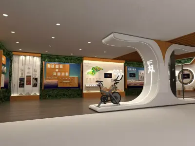 Exhibition Hall 3D model