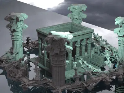 Alexandria temple 1 3D model