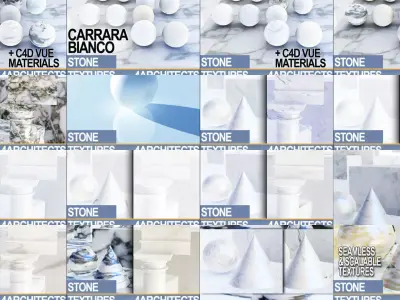 Marble White Collection JPG and MAT Texture