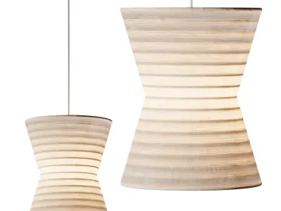 Gifu Lantern Pendant light 02 3D model