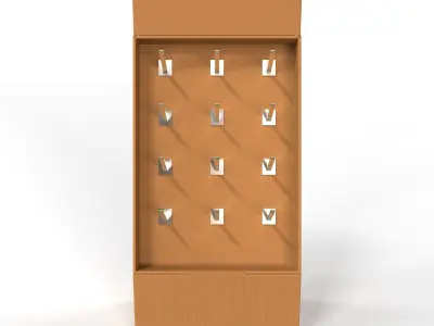 Point of Sale Cardboard Display Stand Texture