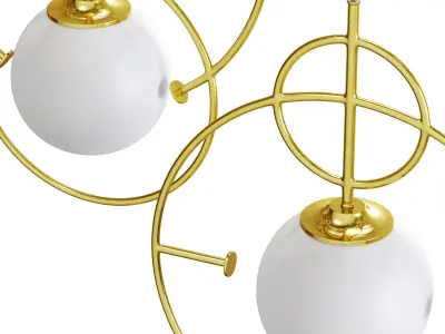 Imperium light art deco 3D model