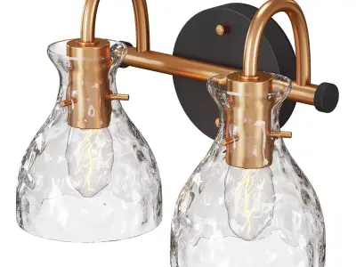 Almine-2 Armed Sconce by Corrigan Studio 3D model