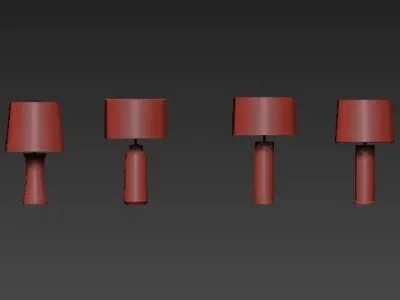 Table lamp 2 3D model buy