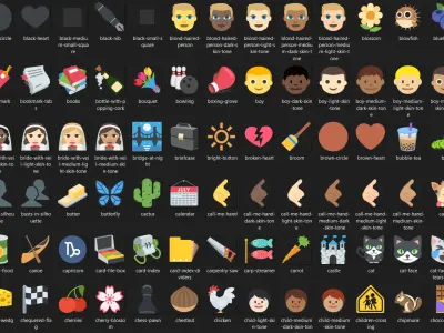 Emojis Collection Texture
