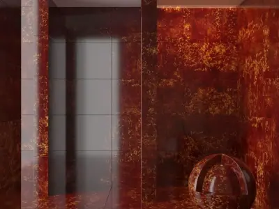 Marble wall 67 3D model