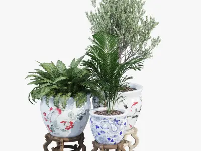 Porcelain three 3D model