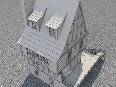 Medieval House 5 3D model