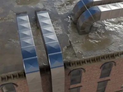 Classic old building 3D model