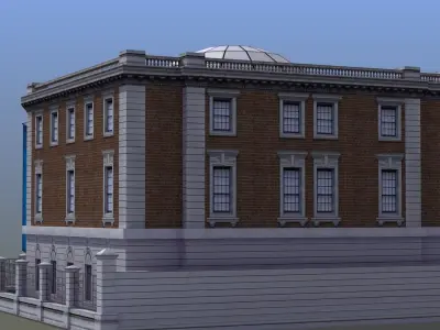 Museum Building 3D model