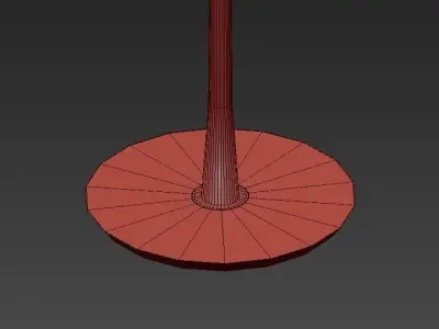 Circles floor lamp 3D model
