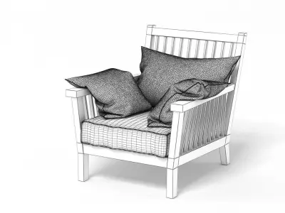 Gervasoni Gray Chair 3D model