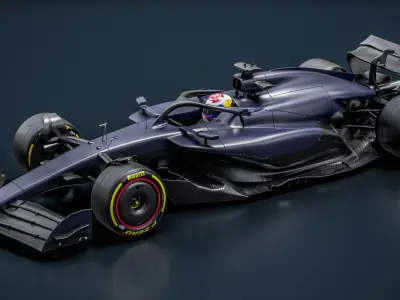  Grey Cat GC21 F1 2025 Formula 1 Race Car 