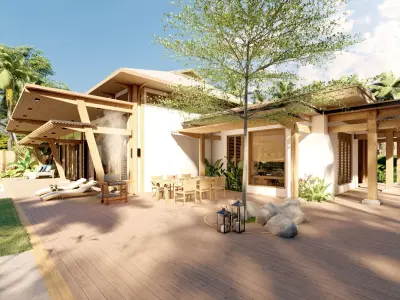 RIVER VILLA 3D model