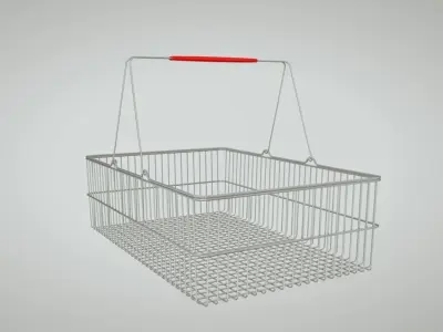  Shopping Basket 3D model