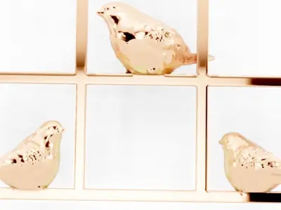 Bird and window 3D print model