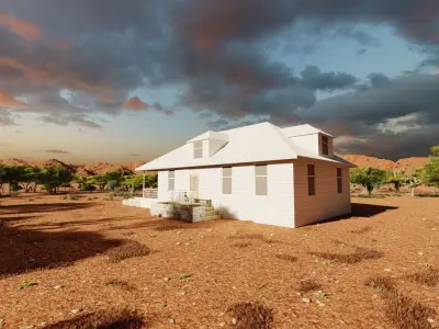 old house-Old Abandoned House 3D model