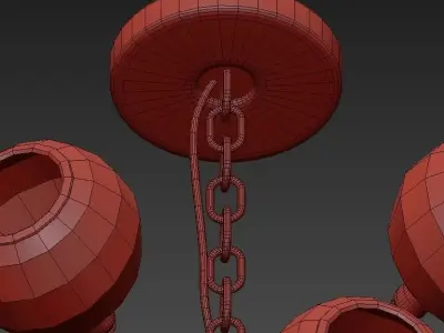 Penpoint Chandelier 3D model