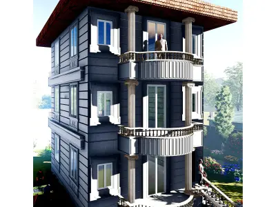 Villa  Animation 00 3D model