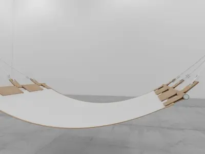 mrarq amaca doble para exterior Low-poly 3D model