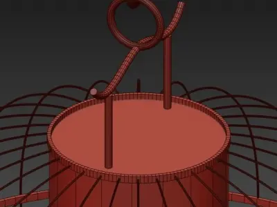 China retro pendant lights 3D model purchase
