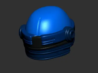helmet high poly sculpt 3d printable 3D model
