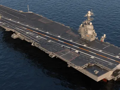  USS Gerald Ford Aircraft Carrier 
