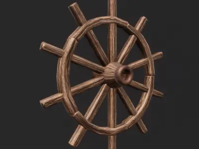 Environment Yard Junk Game Assets Low-poly 3D model