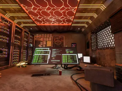 Hackers Room 3D model