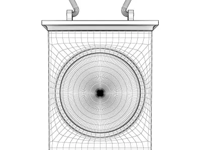 Classic Table Clock 1 3D model