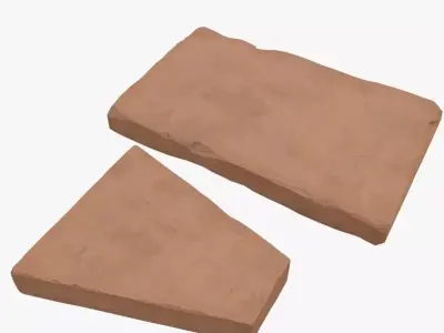 Concrete cartoon 3D model