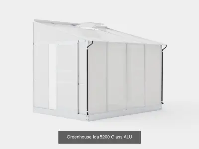 Collection of Greenhouse - 4 Models 3D Model Pack