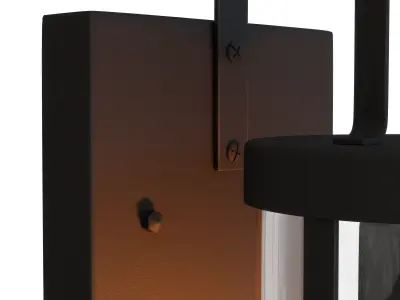 Lucide LINDELO - Outdoor wall light wall mounted 3D model