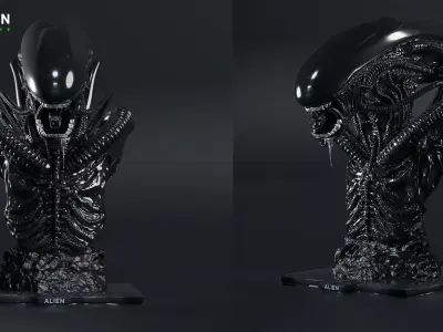 ALIEN XENOMORPH FIGURE EDITION 3D model