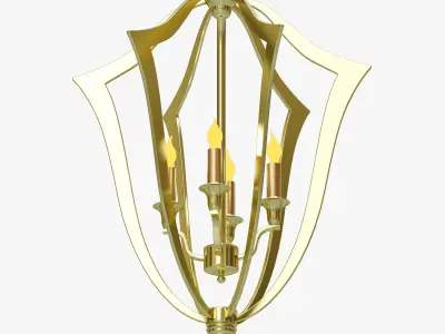 CURREY and COMPANY Protocol Chandelier 3D model