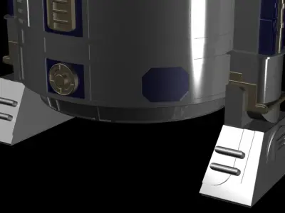 R2D2 Droid 3D model