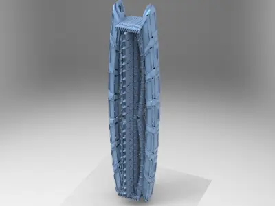 Cyberpunk Elite curved Tower 1  3D model