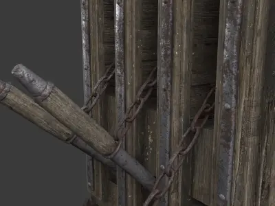 Door Opener Low-poly 3D model