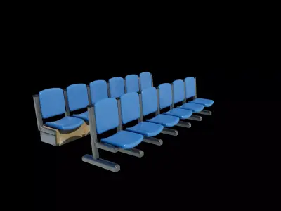 Premium Stadium Chairs  3D model