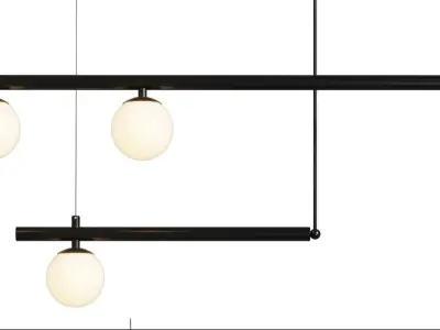 P90 PENDANT HANGLAMP Low-poly 3D model