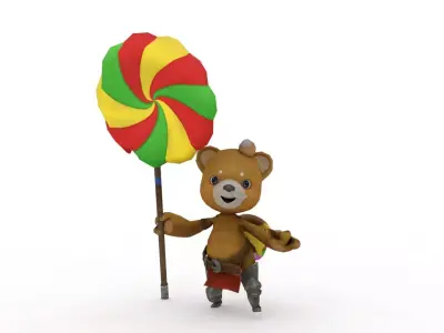 Teddy bear 3D model