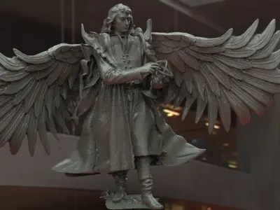 Fallen Angel Lucifer Modern  3D model