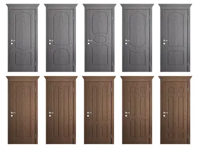 Classic Doors Pack  3D model